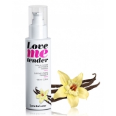 Съедобное согревающее массажное масло Love Me Tender Vanilla с ароматом ванили - 100 мл. - Love to Love - купить с доставкой в Раменском
