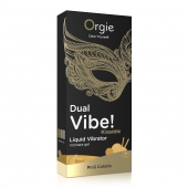 Съедобный гель Dual Vibe Pina Colada с эффектом вибрации и вкусом коктейля пина колада - 15 мл. - ORGIE - купить с доставкой в Раменском