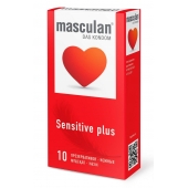 Презервативы Masculan Sensitive plus - 10 шт. - Masculan - купить с доставкой в Раменском