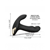 Черный вибромассажер простаты Multi P-Joy с 3 моторами - Dorcel - в Раменском купить с доставкой