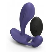 Темно-синий вибромассажер Witty P G Vibrator with Remote Control - Love to Love - в Раменском купить с доставкой