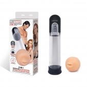 Автоматическая вакуумная помпа-мастурбатор Blowjob Auto Sucker Penis Enlarger Pump - Lux Fetish - в Раменском купить с доставкой