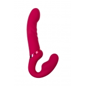 Малиновый безремневой страпон Lapis - 23 см. - Lovense - купить с доставкой в Раменском