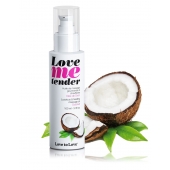 Съедобное согревающее массажное масло Love Me Tender Cocos с ароматом кокоса - 100 мл. - Love to Love - купить с доставкой в Раменском
