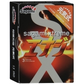 Презервативы Sagami Xtreme ENERGY с ароматом энергетика - 3 шт. - Sagami - купить с доставкой в Раменском