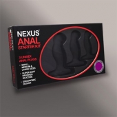 Набор из 3 массажеров простаты чёрного цвета NEXUS ANAL STARTER KIT - Nexus Range - в Раменском купить с доставкой