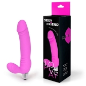 Розовый безремневой страпон Sexy Friend - 1137 - купить с доставкой в Раменском