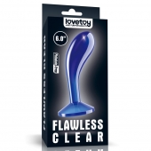 Синяя анальная втулка Flawless Clear Prostate Plug 6.0 - 15 см. - Lovetoy - в Раменском купить с доставкой