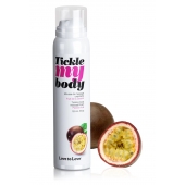 Массажная хрустящая пенка Tickle my body с ароматом маракуйи - 150 мл. - Love to Love - купить с доставкой в Раменском