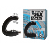 Чёрный массажёр простаты серии Sex Expert - Sex Expert - в Раменском купить с доставкой