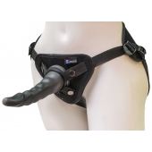 Комплект из трусиков Harness и двух насадок - 20,5 и 18 см. - LOVETOY (А-Полимер) - купить с доставкой в Раменском