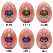 Набор из 6 мастурбаторов-яиц Tenga Egg Variety Pack V - Tenga - в Раменском купить с доставкой