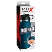 Мастурбатор-вагина в синей колбе F*ck Flask - Pipedream - в Раменском купить с доставкой