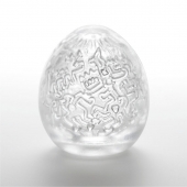Мастурбатор-яйцо Keith Haring EGG PARTY - Tenga - в Раменском купить с доставкой