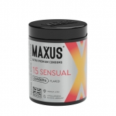 Анатомические презервативы MAXUS Sensual - 15 шт. - Maxus - купить с доставкой в Раменском
