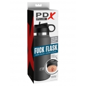 Серый мастурбатор в виде бутылки F*ck Flask - Pipedream - в Раменском купить с доставкой