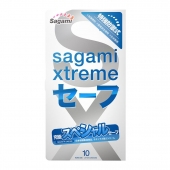 Презервативы Sagami Xtreme Ultrasafe с двойным количеством смазки - 10 шт. - Sagami - купить с доставкой в Раменском