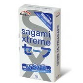 Презервативы Sagami Xtreme Ultrasafe с двойным количеством смазки - 10 шт. - Sagami - купить с доставкой в Раменском