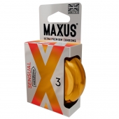 Презервативы анатомической формы Maxus Sensual - 3 шт. - Maxus - купить с доставкой в Раменском
