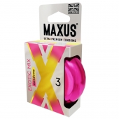 Ароматизированные презервативы Maxus Exotic Mix - 3 шт. - Maxus - купить с доставкой в Раменском