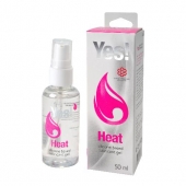 Возбуждающая силиконовая вагинальная смазка Yes Heat - 50 мл. - Sitabella - купить с доставкой в Раменском