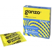 Классические презервативы с обильной смазкой Ganzo Classic - 3 шт. - Ganzo - купить с доставкой в Раменском