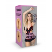Двусторонний мастурбатор Misha Maver - 22 см. - ФлешНаш - в Раменском купить с доставкой