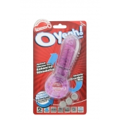 Фиолетовое эрекционное кольцо с вибрацией и пальчиком OYEAH PURPLE - Screaming O - в Раменском купить с доставкой