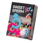Шипучие таблетки для мужчин Sweet Sperm для изменения вкуса спермы (4 шт. по 0,5 гр.) - Капиталпродукт - купить с доставкой в Раменском