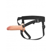 Полый страпон на ремнях 6’’ Hollow Silicone Strap-on - Pipedream - купить с доставкой в Раменском