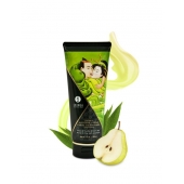 Массажный крем для тела с ароматом груши и зелёного чая Pear   Exotic Green Tea - 200 мл. - Shunga - купить с доставкой в Раменском