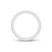 Белое люминесцентное эрекционное кольцо Silicone Glo Cock Ring - Blush Novelties - в Раменском купить с доставкой