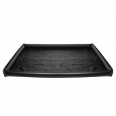 Черная виниловая простынь с надувными краями Nuru Inflatable Vinyl Massage Sheet - XR Brands - купить с доставкой в Раменском