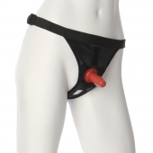Трусики со штырьком для фиксации насадок Ultra Harness with Plug - Doc Johnson - купить с доставкой в Раменском