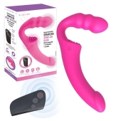 Розовый безремневой страпон Straples Strap-On Dildo - Erokay - купить с доставкой в Раменском