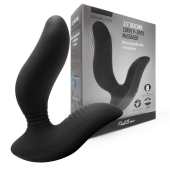 Черный вибромассажер простаты 3,5’’ Curve P-spot Massager - 12 см. - Erokay - в Раменском купить с доставкой