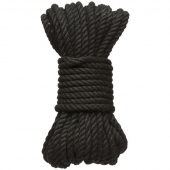 Черная верёвка для связывания и фиксации Bind Tie - 9,14 м. - Doc Johnson - купить с доставкой в Раменском