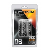 Прозрачная насадка с шипами и шишечками STAY HARD COCK SLEEVE 03 CLEAR - Blush Novelties - в Раменском купить с доставкой