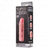 Фаллоудлинитель SUPER HERO Sex Machine - 15,5 см. - Lola Games - в Раменском купить с доставкой