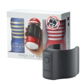 Набор Tenga Cup Vibrator 1st Set: вибратор Cup Vibrator, мастурбатор Original Vacuum Cup, мастурбатор Premium Original Vacuum Cup - Tenga - в Раменском купить с доставкой