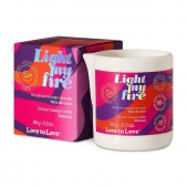 Массажная свеча Light My Fire Coconut с ароматом кокоса - 65 гр. - Love to Love - купить с доставкой в Раменском