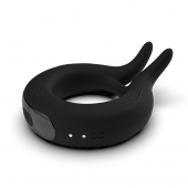Черное эрекционное кольцо Marry Me Rechargeable Vibrating Cockring - Adrien Lastic - в Раменском купить с доставкой