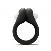 Черное эрекционное кольцо Zippy Vibrating Ring With Bullet - Adrien Lastic - в Раменском купить с доставкой