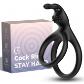 Черное эрекционное кольцо с подхватом мошонки - Boys of Toys - в Раменском купить с доставкой