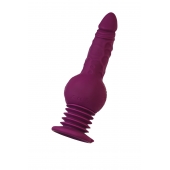 Фиолетовая мини-машина для секса Striker с пультом ДУ - 23,5 см. - ToyFa - купить с доставкой в Раменском