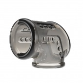 Дымчатая насадка на пенис и мошонку - Baile - в Раменском купить с доставкой