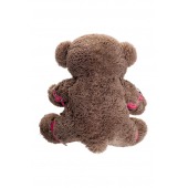 Бондажный набор: бурый мишка с розовыми оковами и наручниками - Pecado - купить с доставкой в Раменском