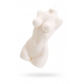 Белая интерьерная свеча в форме женского торса - 850 гр. - Pecado - купить с доставкой в Раменском