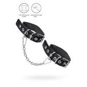 Черные оковы из одного ремешка с люверсами - Pecado - купить с доставкой в Раменском