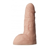 Телесный фаллоудлинитель с мошонкой Cock Next - 19 см. - LOVETOY (А-Полимер) - в Раменском купить с доставкой